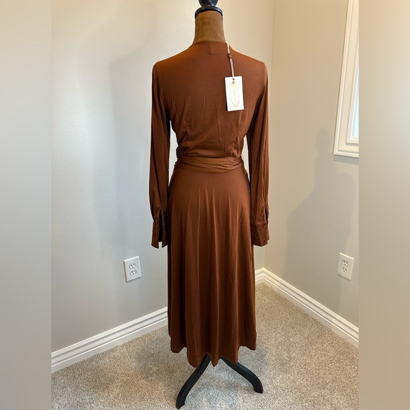 JOYFOLIE Mia Joy Oralie Dress In Rust - Picture 7 of 10